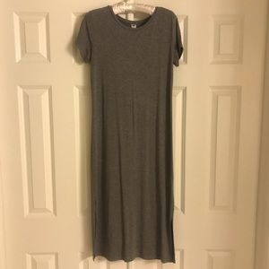 Gray Old Navy T shirt dress